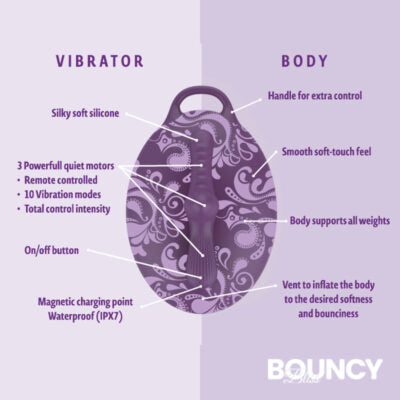 Bouncy Bliss Sit-On Vibrator