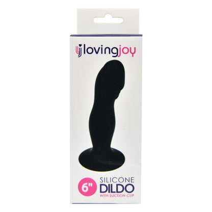 Loving Joy 6 Inch Silicone Dildo with Suction Cup - Allure Adornments