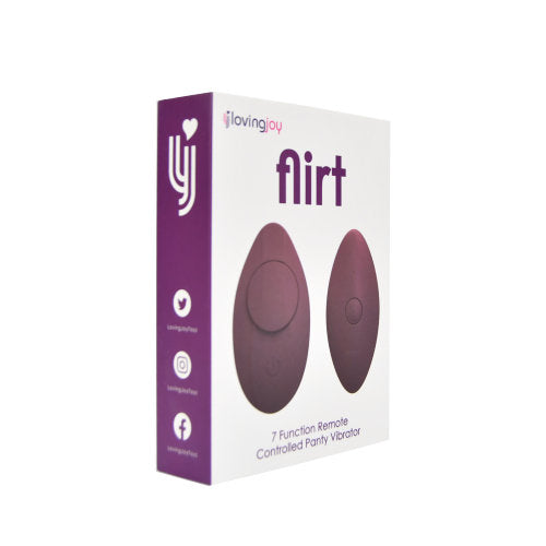 Loving Joy Flirt 7 Function Remote-Controlled Wearable Clitoral Knicker Vibrator - Allure Adornments