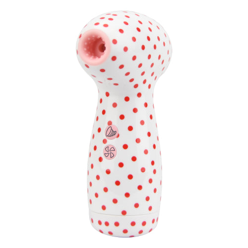 Loving Joy 2 in 1 Suction Vibrator Polka Dot - Allure Adornments