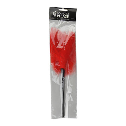 Bound to Please Feather Tickler Red - Allure Adornments