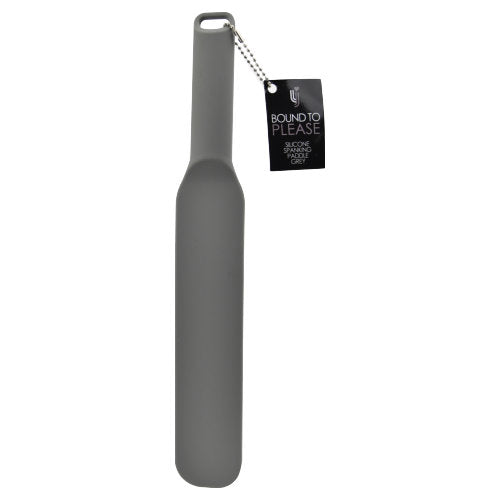 Bound to Please Silicone Spanking Paddle Grey - Allure Adornments