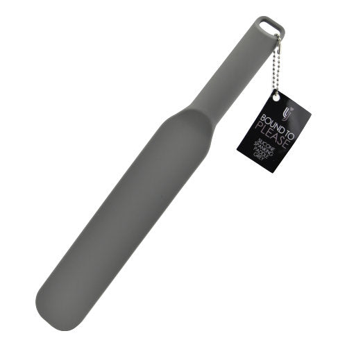 Bound to Please Silicone Spanking Paddle Grey - Allure Adornments