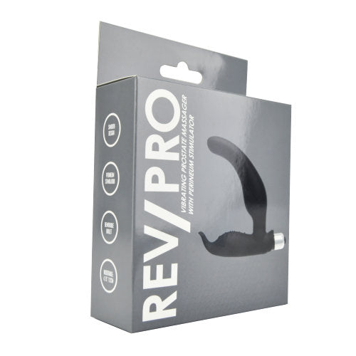 Rev-Pro Vibrating Prostate Massager with Perineum Stimulator - Allure Adornments