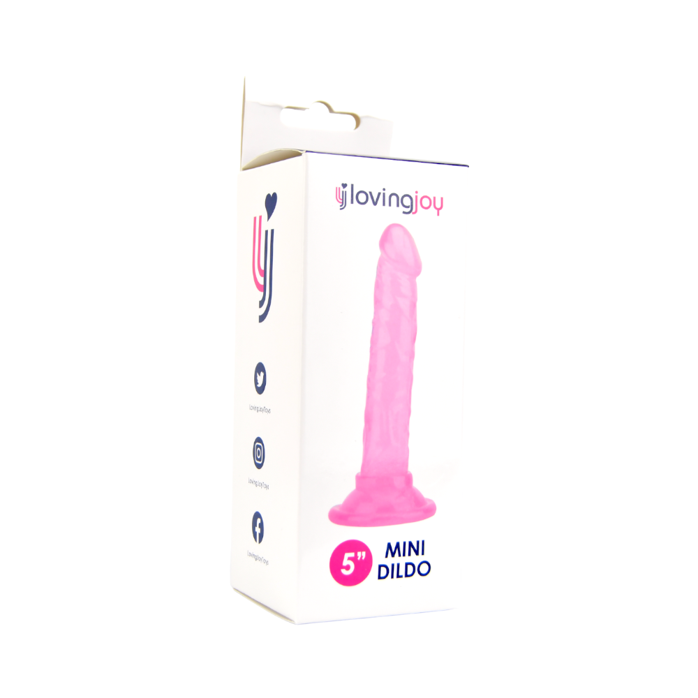 Loving Joy 5 Inch Beginners Dildo Pink - Allure Adornments