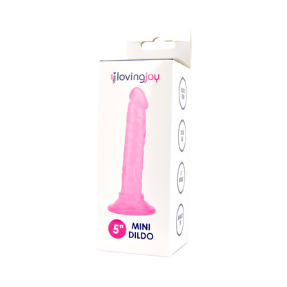 Loving Joy 5 Inch Beginners Dildo Pink - Allure Adornments