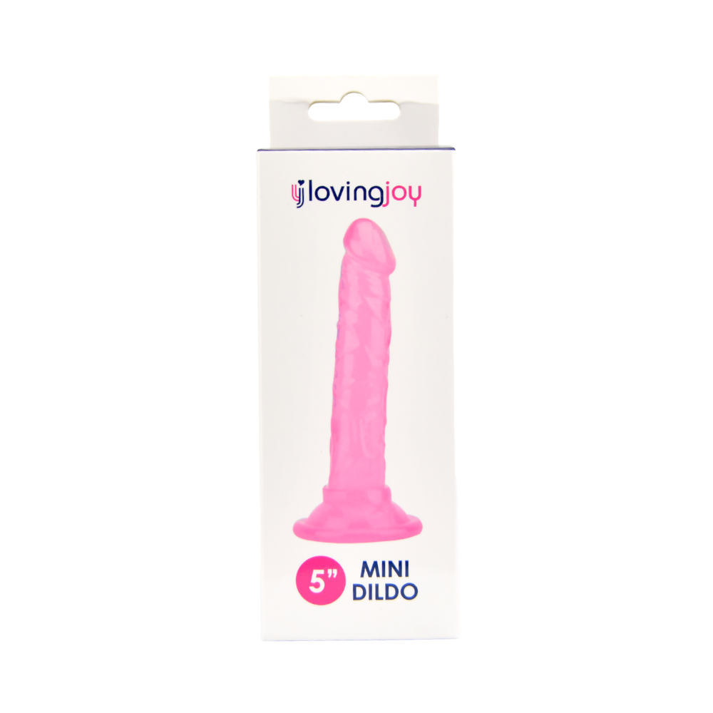 Loving Joy 5 Inch Beginners Dildo Pink - Allure Adornments