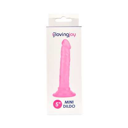 Loving Joy 5 Inch Beginners Dildo Pink - Allure Adornments