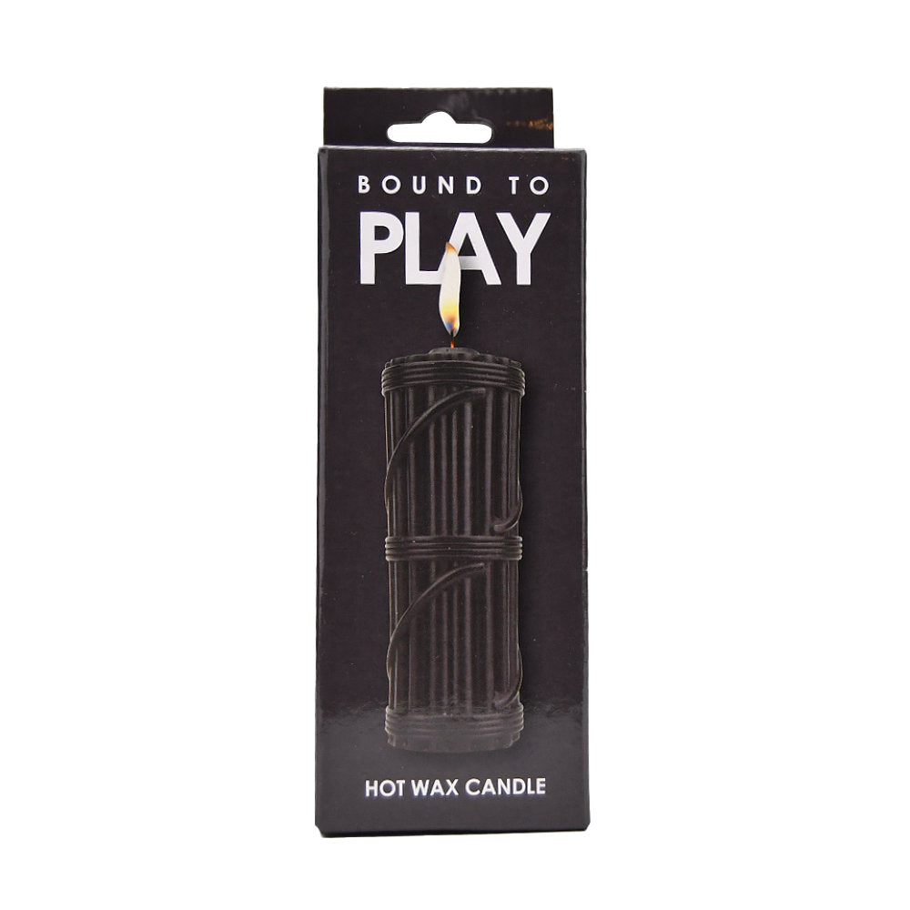 Bound to Play. Hot Wax Candle Black - Allure Adornments