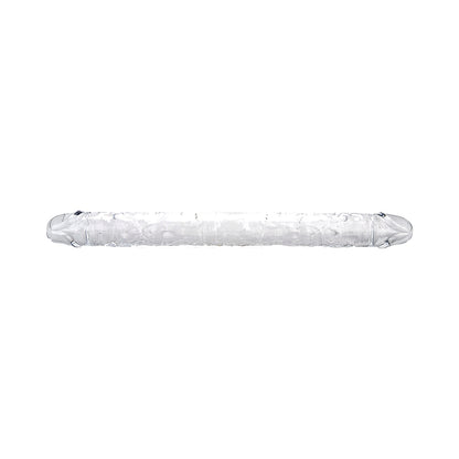 Loving Joy 18 Inch Double Ended Dildo Clear - Allure Adornments