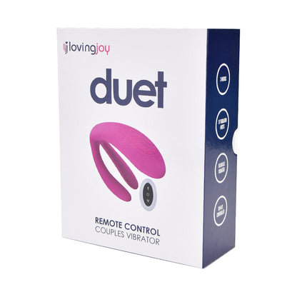 Loving Joy Duet Remote Control Couples Vibrator - Allure Adornments