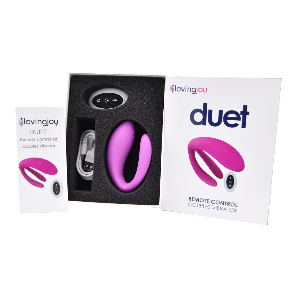 Loving Joy Duet Remote Control Couples Vibrator - Allure Adornments