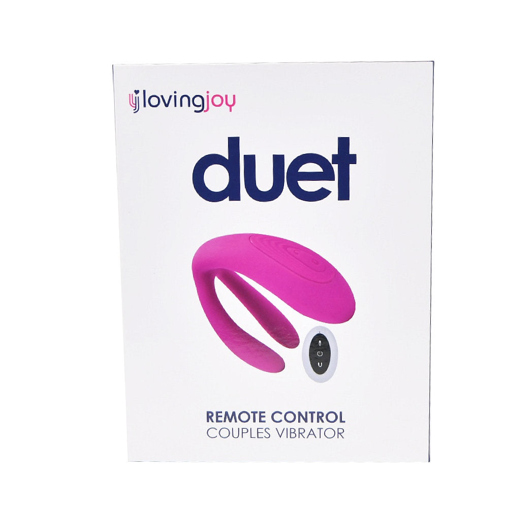 Loving Joy Duet Remote Control Couples Vibrator - Allure Adornments