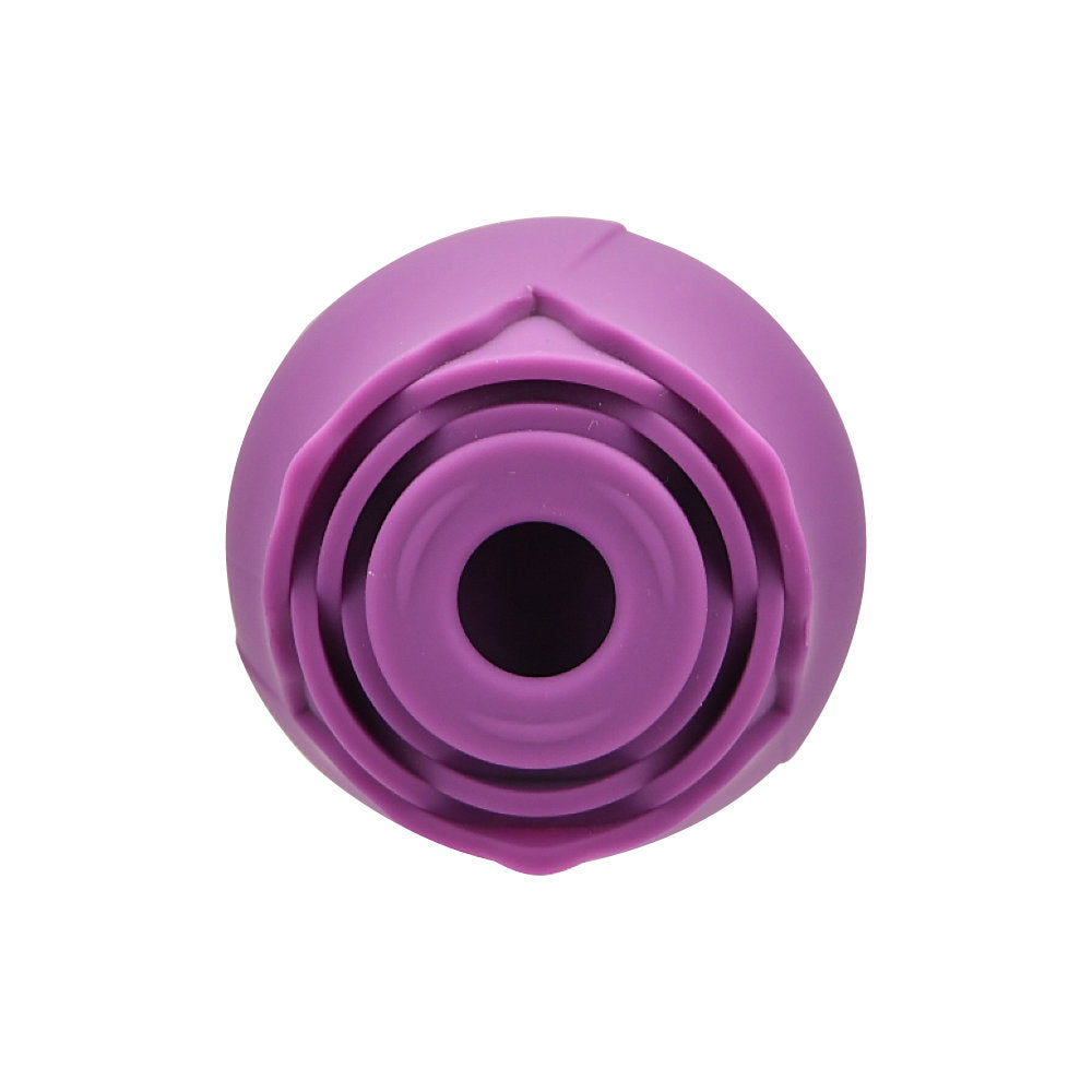 Loving Joy Rose Toy Clitoral Suction Vibrator Purple - Allure Adornments