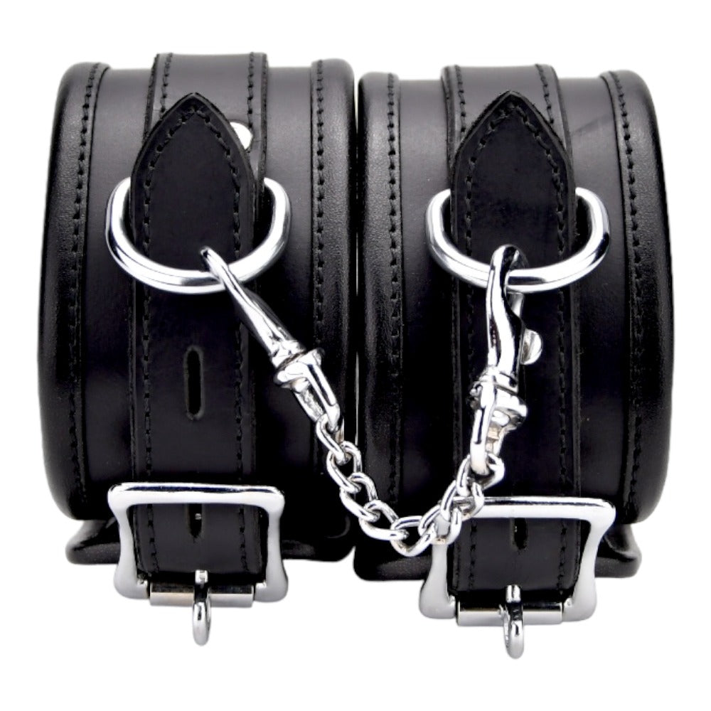 BOUND Leather Ankle Restraints - Allure Adornments