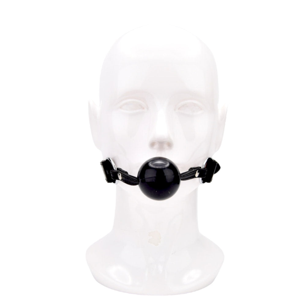 BOUND Leather Solid Ball Gag - Allure Adornments