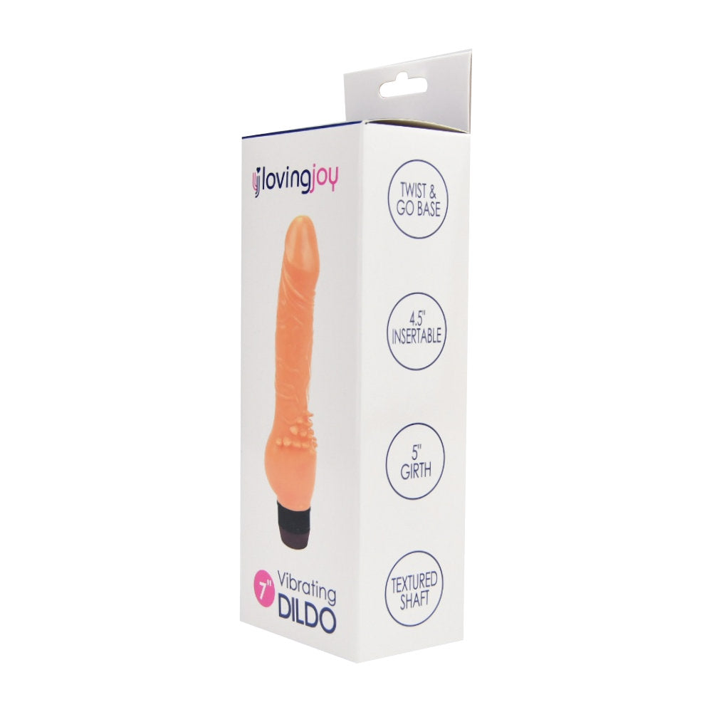 Loving Joy Bully Boy Realistic Vibrator Flesh - Allure Adornments