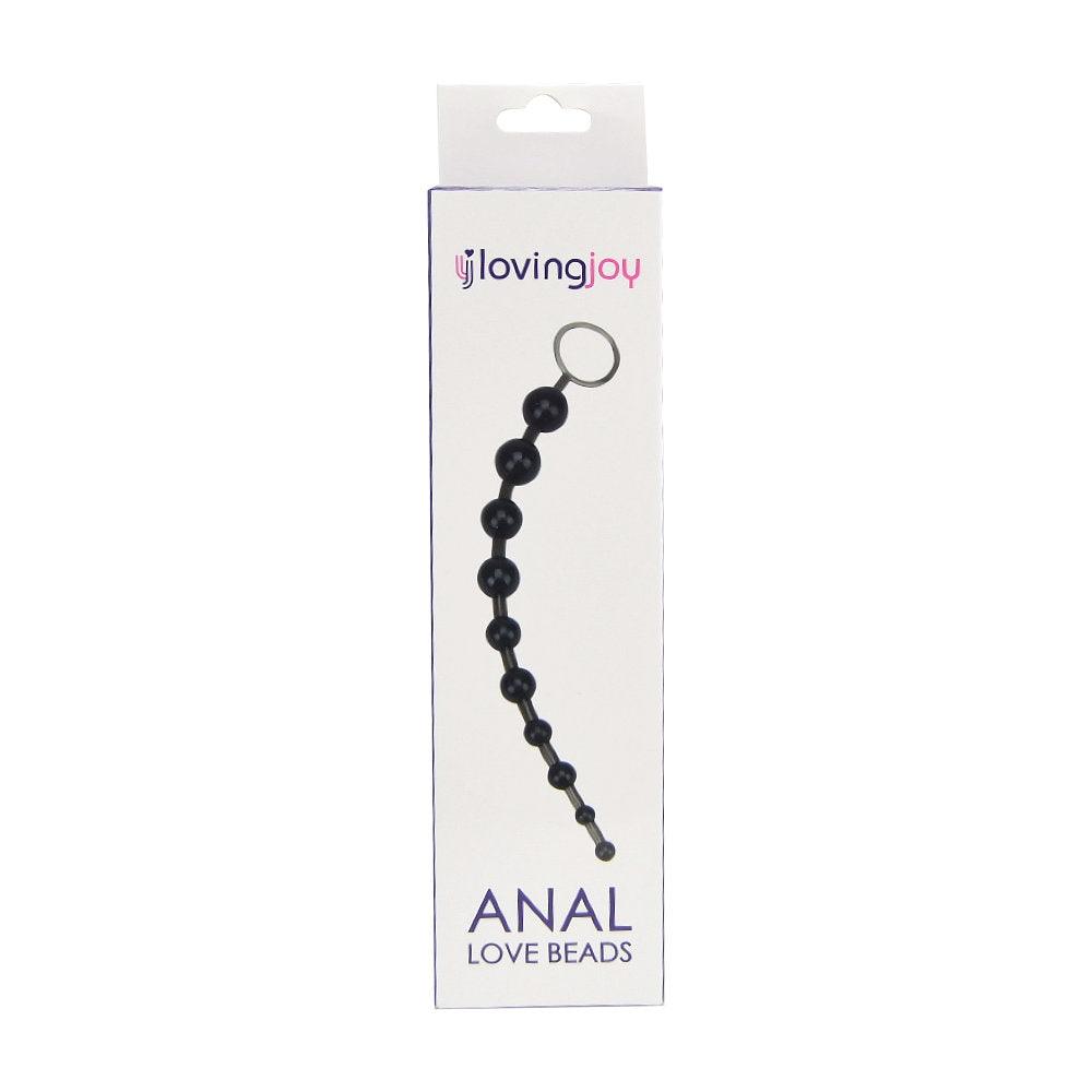 Loving Joy Anal Love Beads Black - Allure Adornments