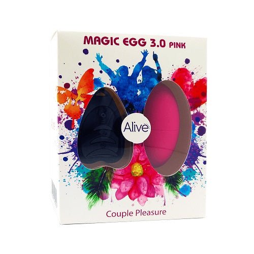 Alive 10 Function Remote Controlled Magic Egg 3.0 Pink - Allure Adornments