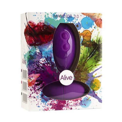 Alive 10 Function Remote Controlled Magic Egg Purple - Allure Adornments