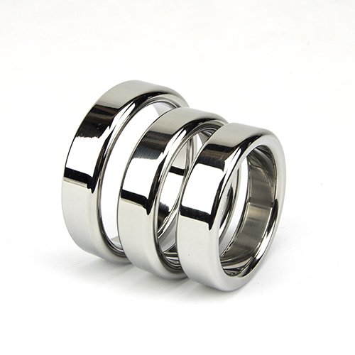 Bound to Please Metal Cock and Ball Ring - 45mm - Allure Adornments