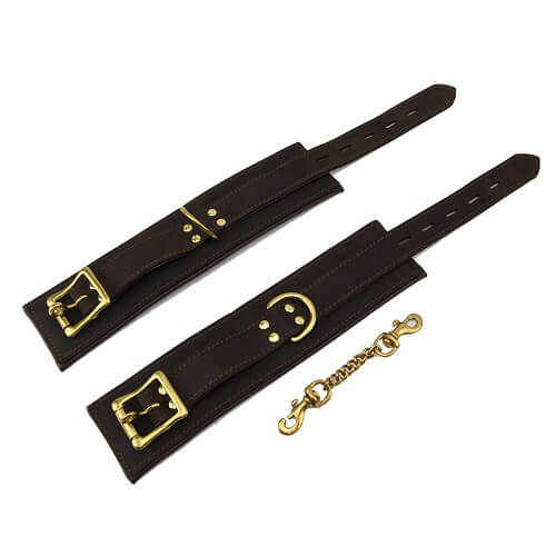 BOUND Nubuck Leather Wrist Restraints - Allure Adornments