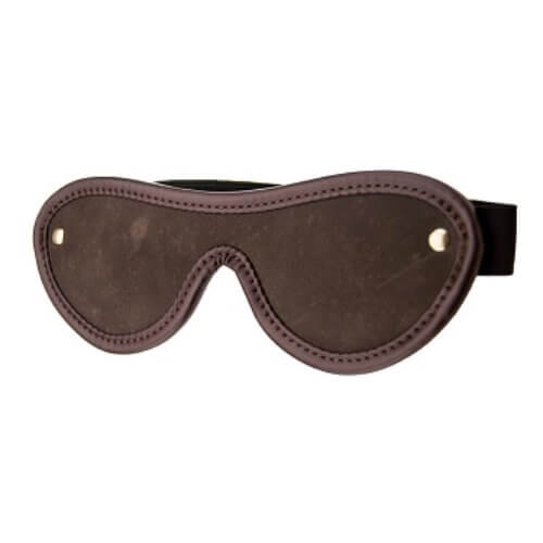 BOUND Nubuck Leather Blindfold - Allure Adornments