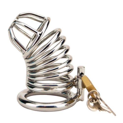 Impound Spiral Male Chastity Device - Allure Adornments