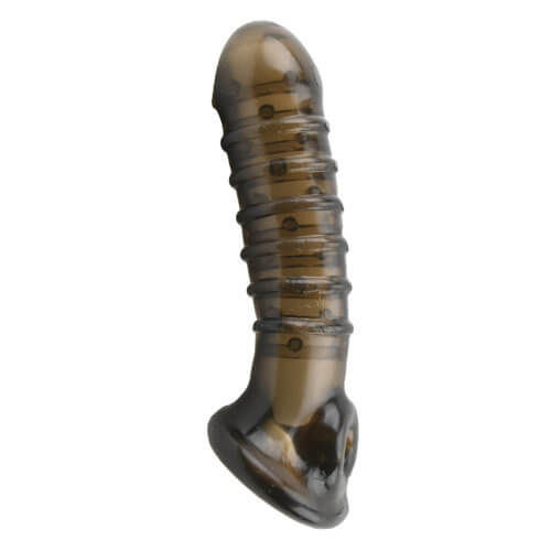 Loving Joy Boss Textured Penis Sleeve with Ball Loop - Allure Adornments