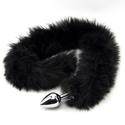 Furry Fantasy Black Panther Tail Butt Plug - Allure Adornments