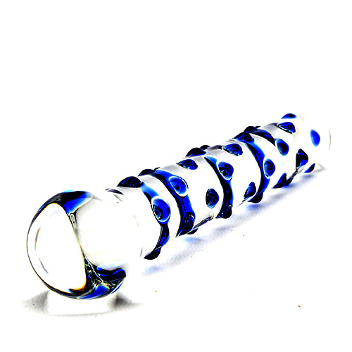 Spectrum Nubby Textured Glass Dildo - Allure Adornments