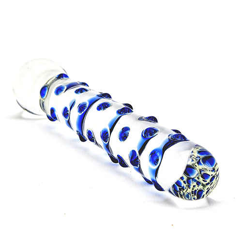 Spectrum Nubby Textured Glass Dildo - Allure Adornments