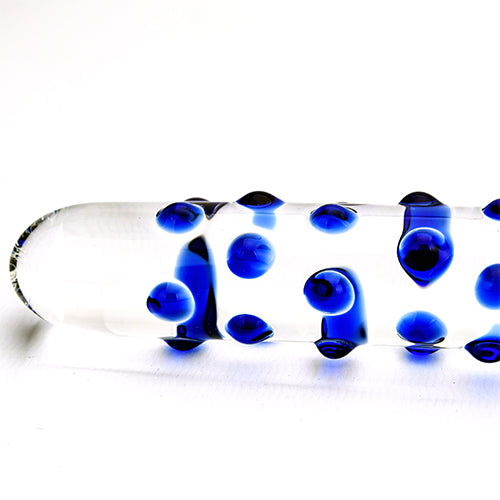 Spectrum Nubby Textured Glass Dildo - Allure Adornments