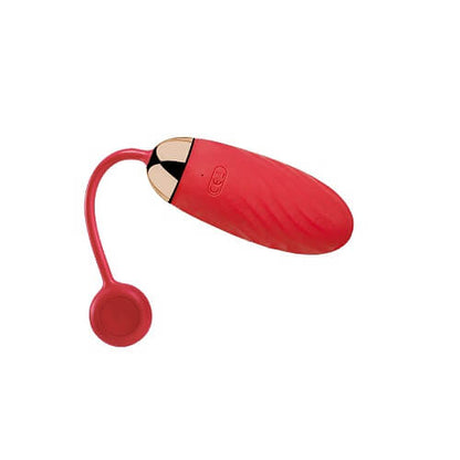 Svakom Ella APP Controlled Silicone Vibrating Egg Red - Allure Adornments