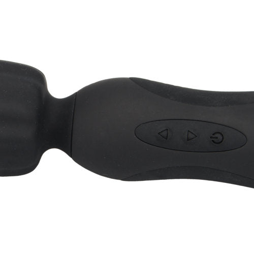 Loving Joy 10 Function Magic Wand Vibrator Black - Allure Adornments