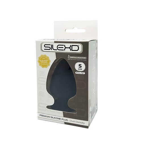 SilexD Dual Density Small Silicone Butt Plug 3.5 inches - Allure Adornments