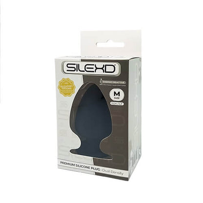 SilexD Dual Density Medium Silicone Butt Plug 4.5 inches - Allure Adornments