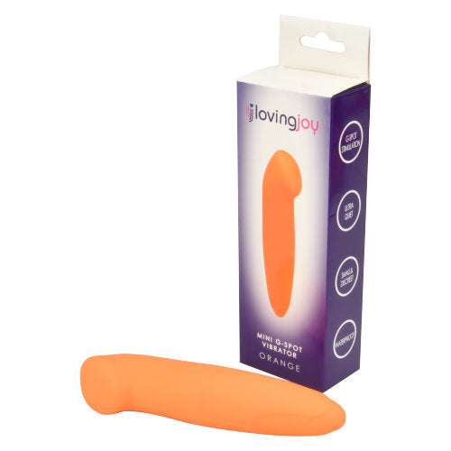 Loving Joy Mini G-Spot Vibrator Orange - Allure Adornments