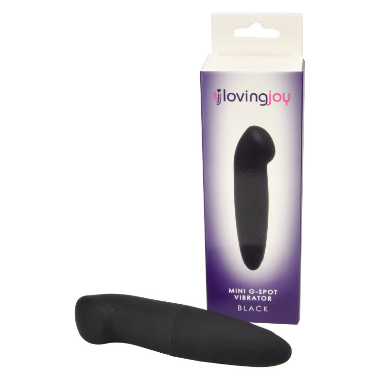 Loving Joy Mini G-Spot Vibrator Black - Allure Adornments