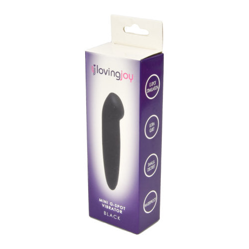 Loving Joy Mini G-Spot Vibrator Black - Allure Adornments