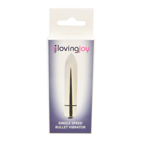 Loving Joy Single Speed Silver Bullet Vibrator - Allure Adornments