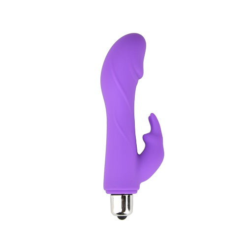 Loving Joy 7 Function Silicone Mini Rabbit Bullet Vibrator - Allure Adornments