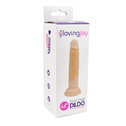 Loving Joy 4.5 Inch Silicone Dildo - Allure Adornments