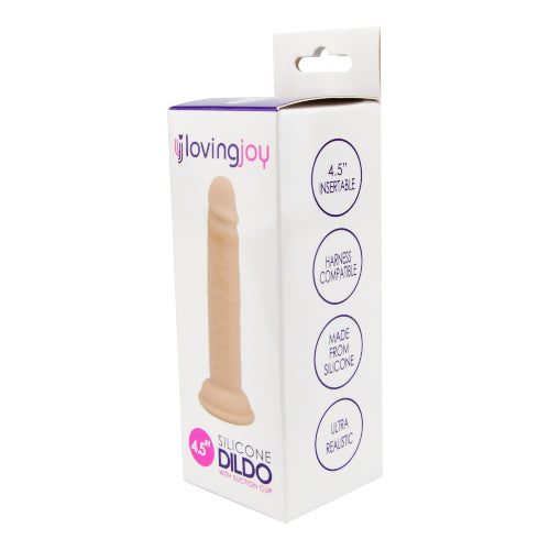 Loving Joy 4.5 Inch Silicone Dildo - Allure Adornments