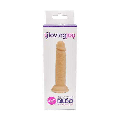 Loving Joy 4.5 Inch Silicone Dildo - Allure Adornments