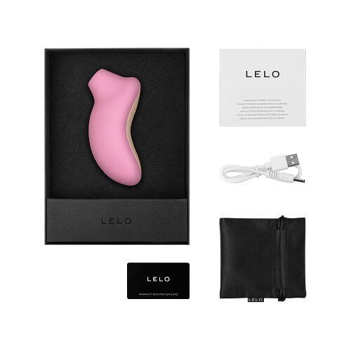 LELO SONA Sonic Clitoral Massager - Pink - Allure Adornments