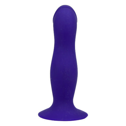 Loving Joy 6 Inch Silicone Dildo with Suction Cup Midnight Blue - Allure Adornments