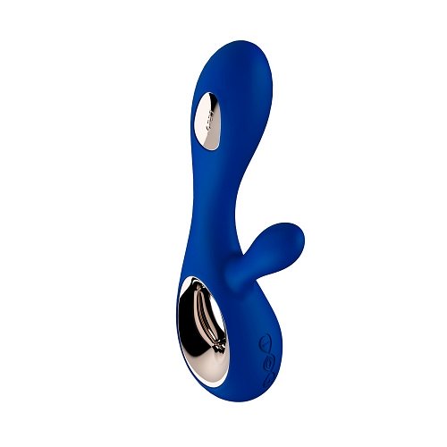 Lelo Soraya Wave Dual Action Vibrator Midnight Blue - Allure Adornments