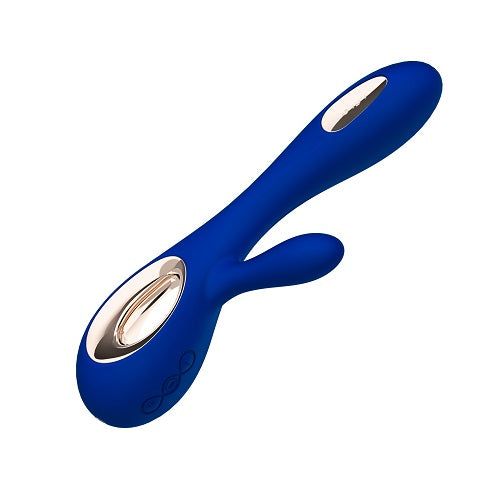 Lelo Soraya Wave Dual Action Vibrator Midnight Blue - Allure Adornments