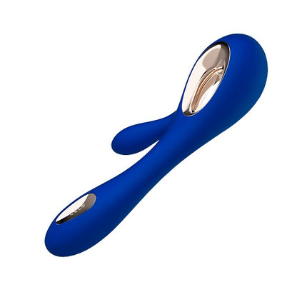 Lelo Soraya Wave Dual Action Vibrator Midnight Blue - Allure Adornments